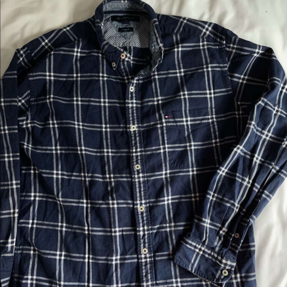 Tommy Hilfiger Men’s Flannel Button Down